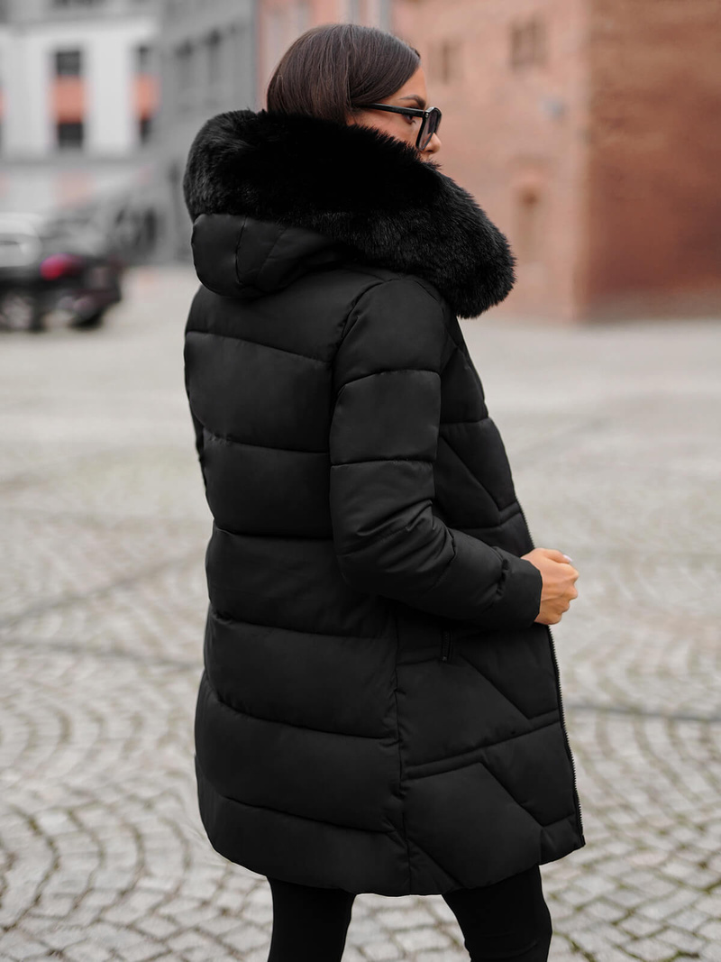 Sieviešu jaka melna OZONEE JS/16M9099/392Z