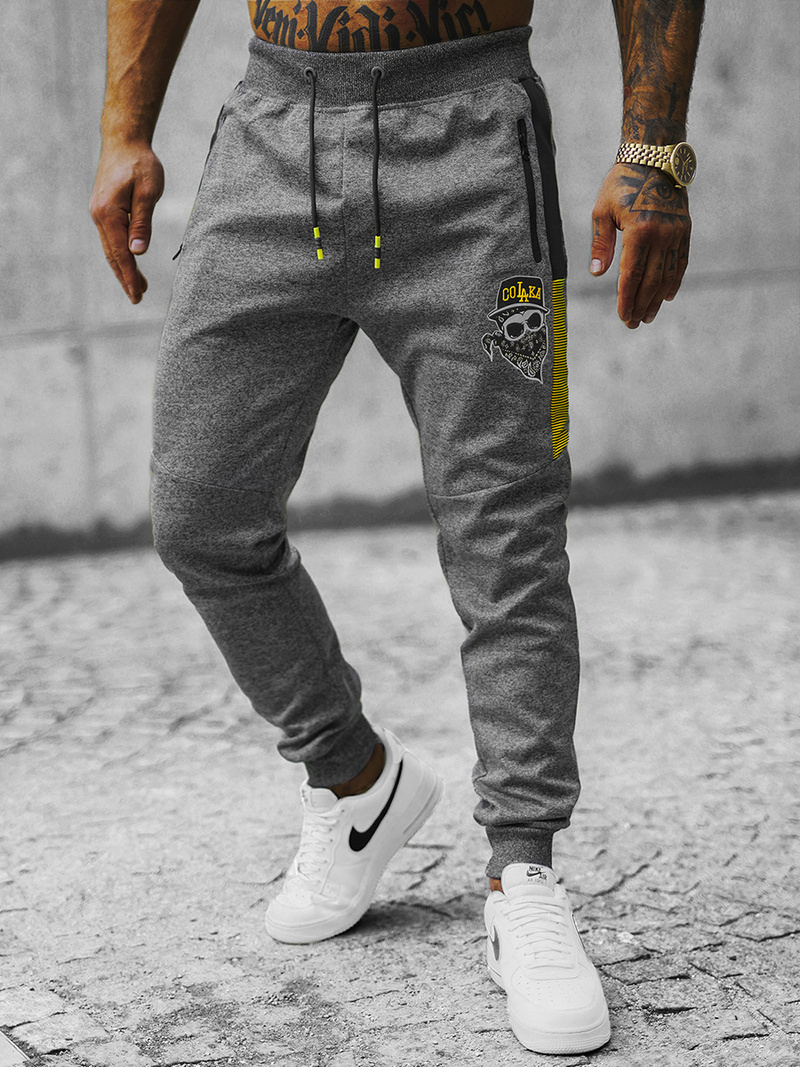 Vīriešu sporta bikses grafīta OZONEE JS/K10250Z