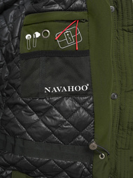 Sieviešu jaka haki OZONEE O/W377