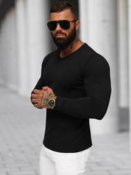 Vīriešu svīteris melns OZONEE NB/MMB601/4Z