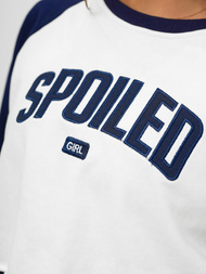 Sieviešu sporta tērps balti-tumši zils OZONEE JS/M58631AB