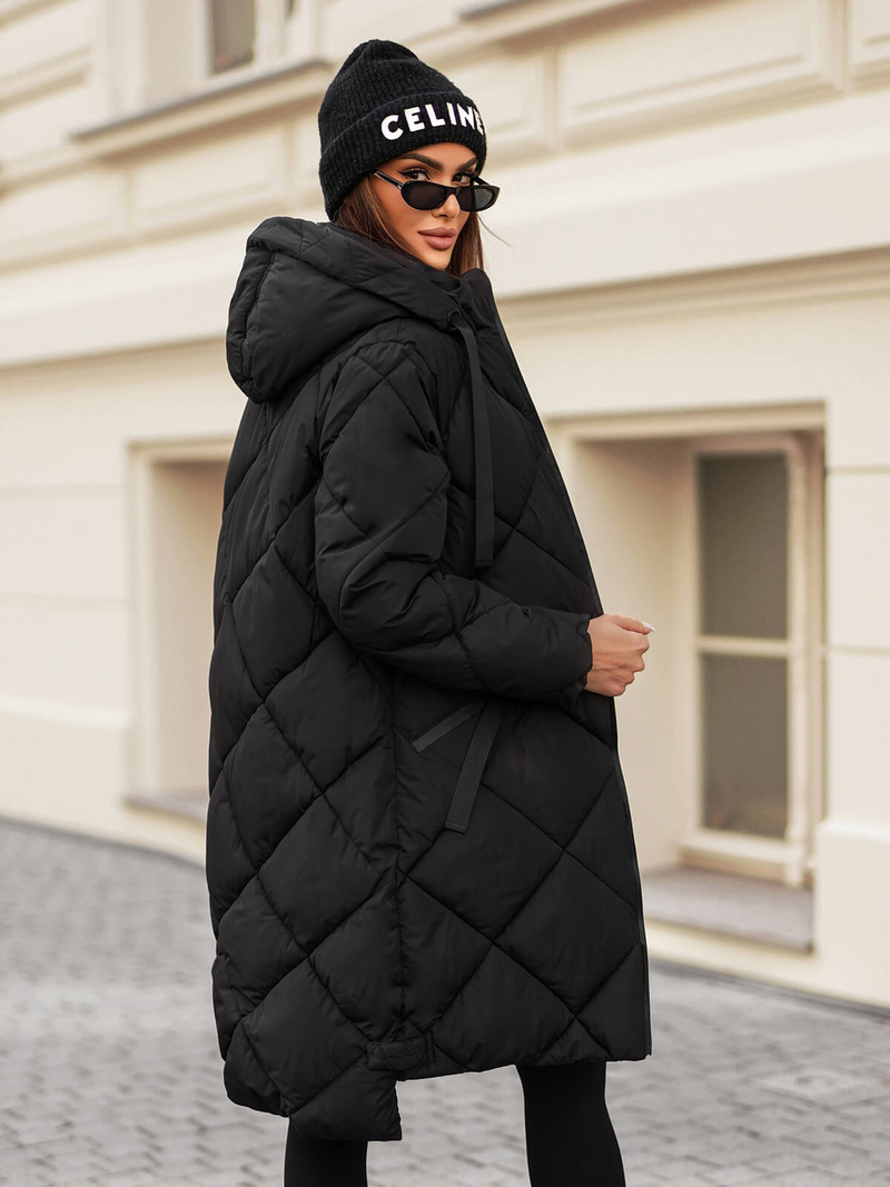 Sieviešu jaka melna OZONEE JS/5M3168/392Z