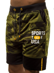 Vīriešu šorti zaļi OZONEE JS/KK300158