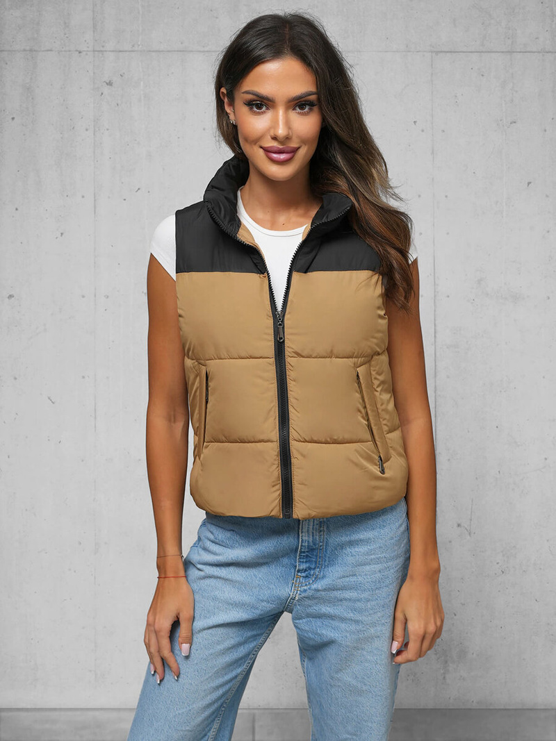 Sieviešu veste camel OZONEE JS/16M9112/84