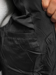 Vīriešu virsjaka melna OZONEE JS/31M5003/B