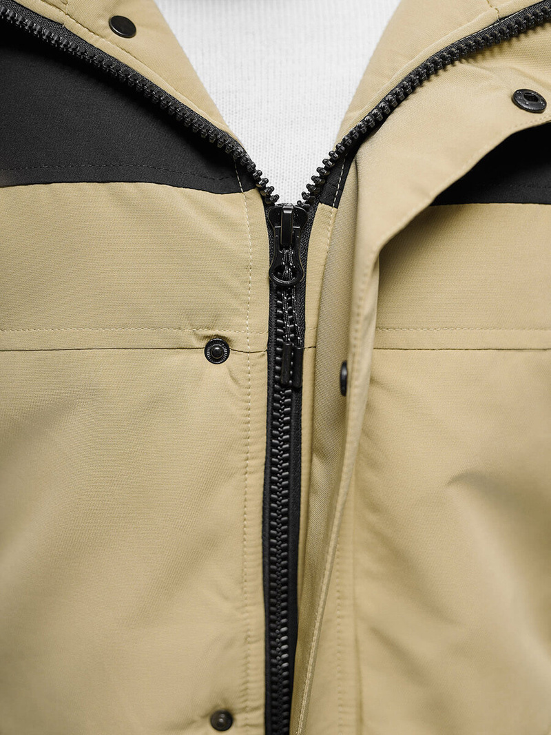 Vīriešu ziemas jaka smilšu OZONEE JS/22M322/62