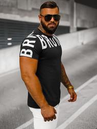 Vīriešu T-krekls Melns OZONEE O/8T1265/3