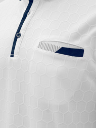 Vīriešu polo krekls balta OZONEE O/QQ923