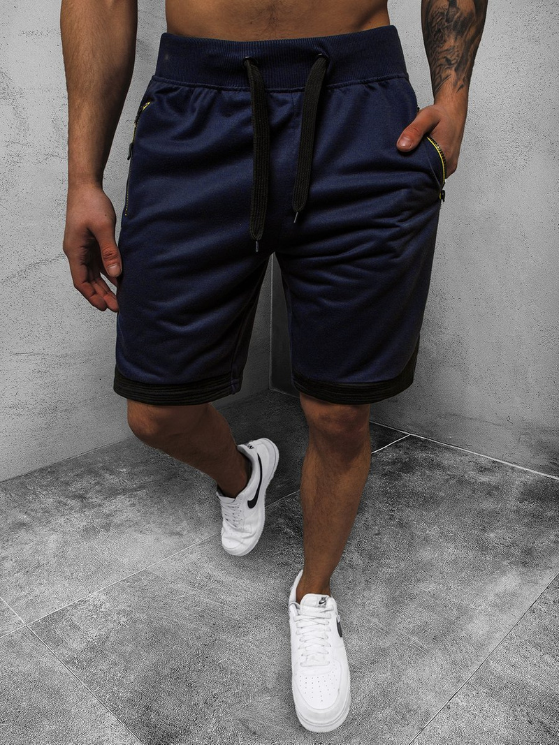 Vīriešu sporta šorti tumši zili OZONEE JS/68K10267