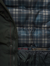 Vīriešu ziemas jaka tumši zaļa OZONEE JS/5M718/136