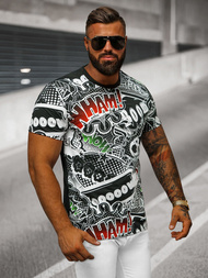 Vīriešu T-krekls Melns OZONEE O/T137/3