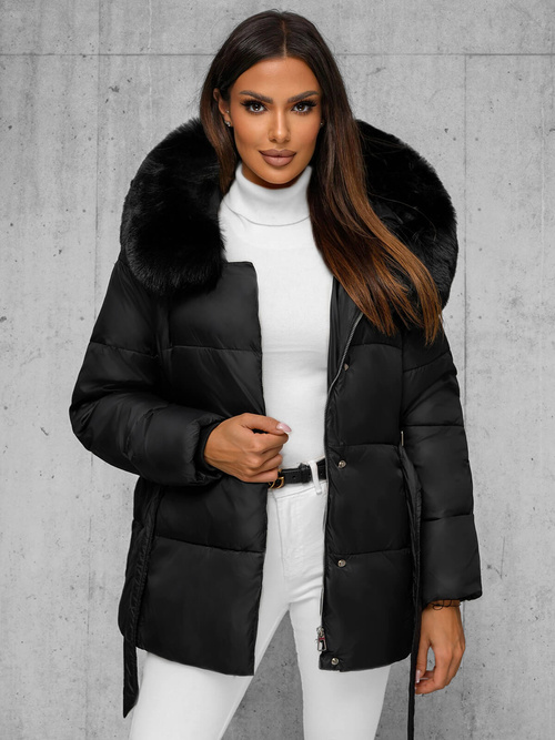 Sieviešu jaka melna OZONEE JS/16M9206/392Z