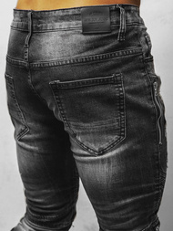 Vīriešu džinsi melni OZONEE NB/MP007N