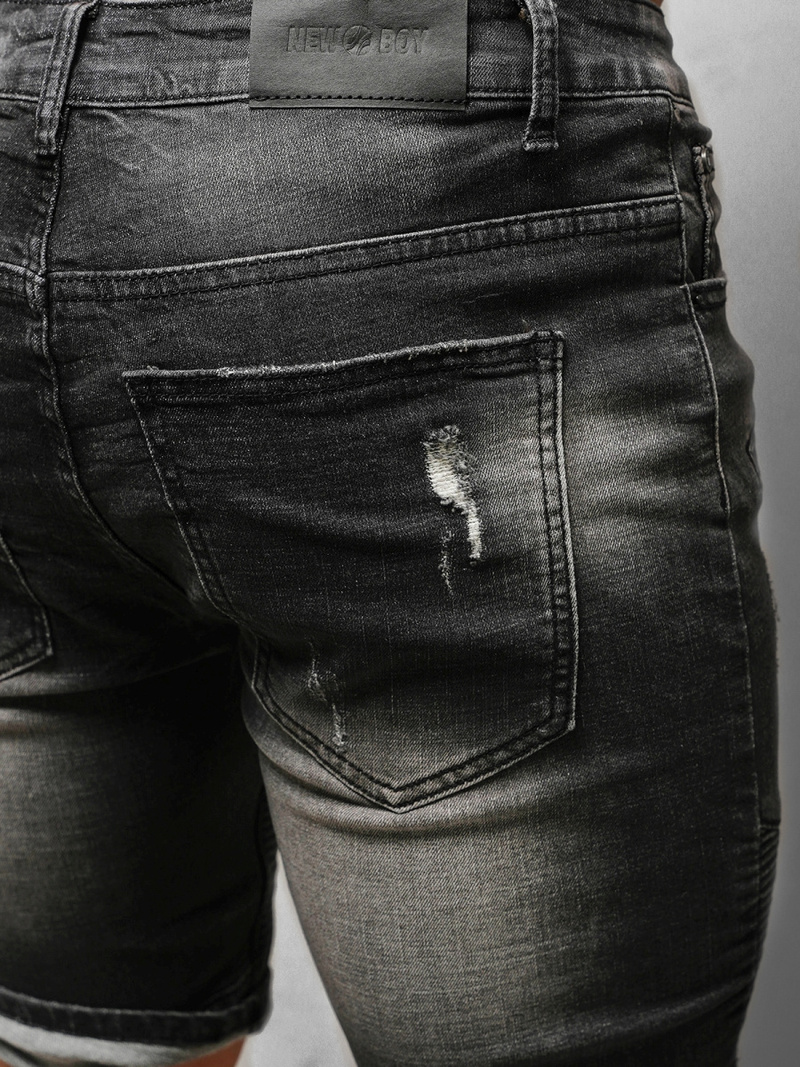 Vīriešu šorti melni OZONEE NB/MP0033N