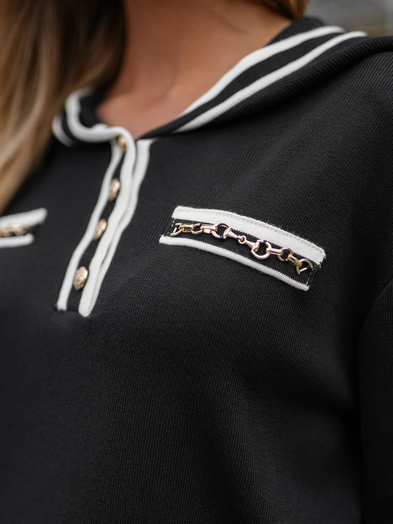 Sieviešu sporta tērps melns OZONEE JS/26C8801/3