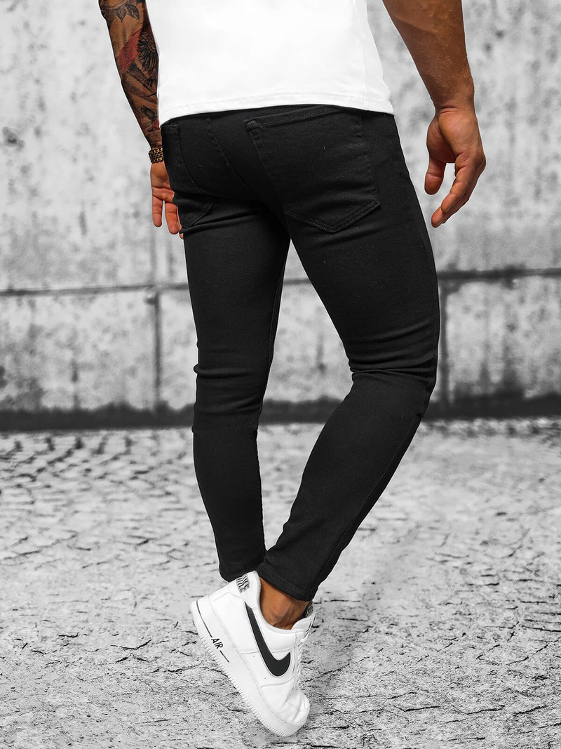 Vīriešu džinsi melni OZONEE E/5348/02