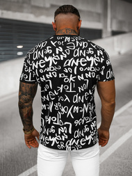 Vīriešu T-krekls Melns OZONEE O/T1268/3