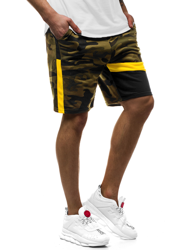 Vīriešu šorti zaļi OZONEE JS/KK300160