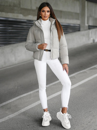 Sieviešu jaka pelēka OZONEE JS/16M9188/297Z