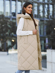 Sieviešu veste smilšu OZONEE JS/5M3165/62