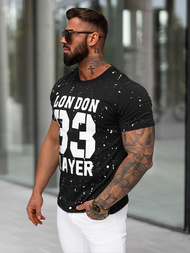 Vīriešu T-krekls Melns OZONEE JS/8B1388/3