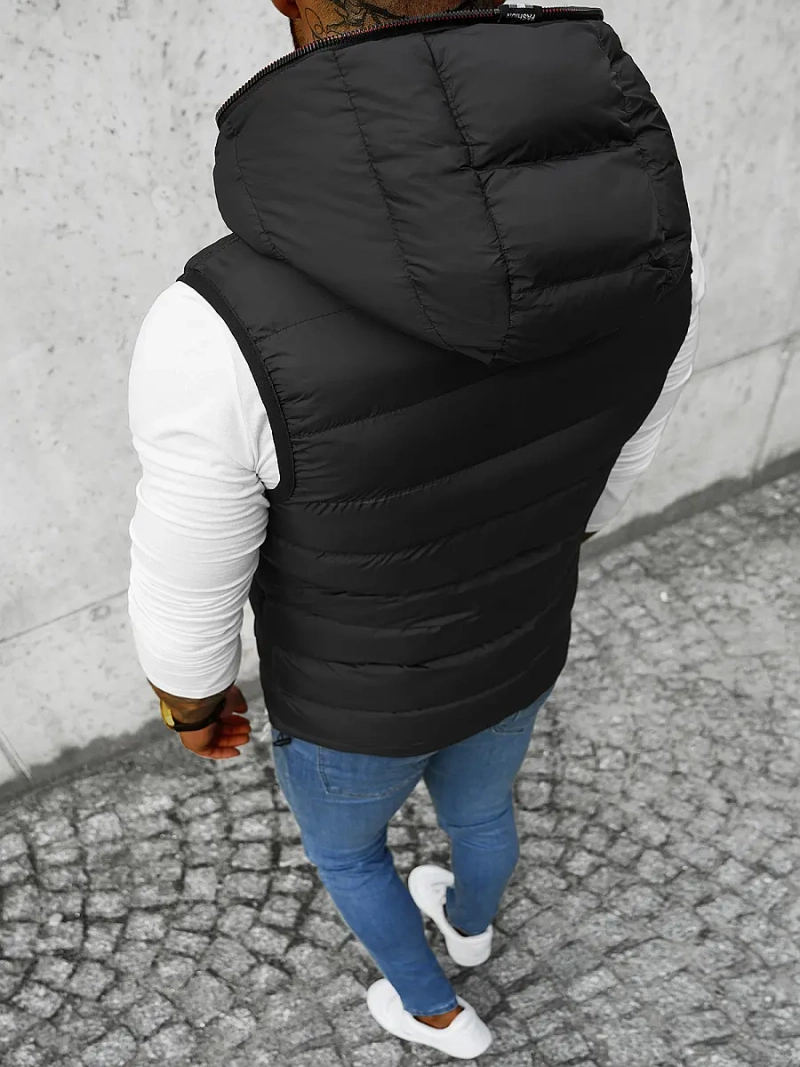 Vīriešu veste melna OZONEE JS/M805/392