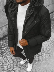 Vīriešu virsjaka melna OZONEE JS/M790/392