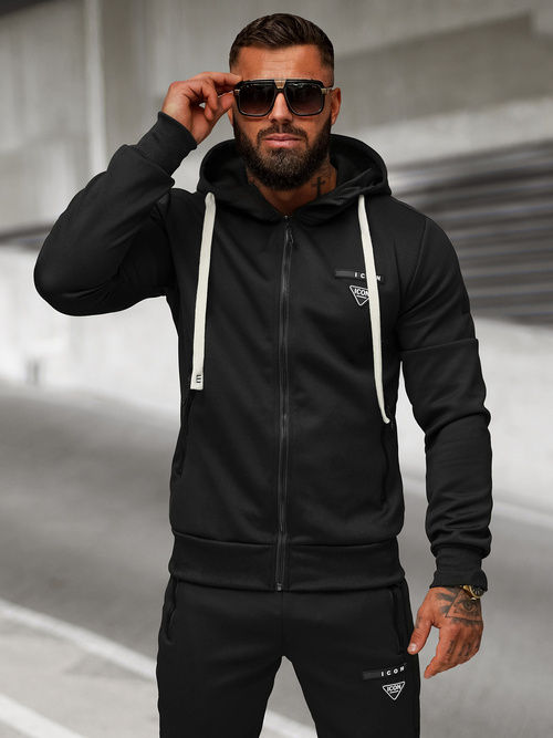 Vīriešu treniņtērps melns OZONEE O/LN11760