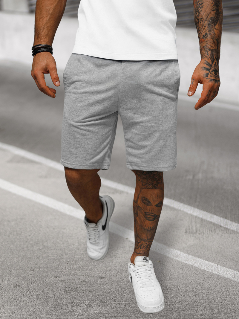 Vīriešu sporta šorti pelēks OZONEE JS/8K100/2Z