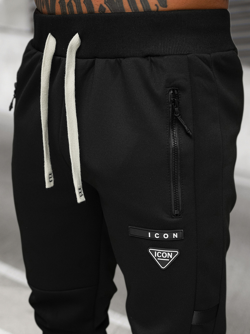 Vīriešu treniņtērps melns OZONEE O/LN11760