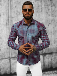 Vīriešu krekls krāsains OZONEE O/0722Z