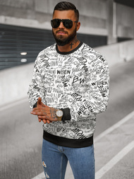 Vīriešu jaka balta OZONEE JS/8B1218/1