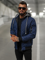 Vīriešu virsjaka tumši zila OZONEE JS/8M986/215