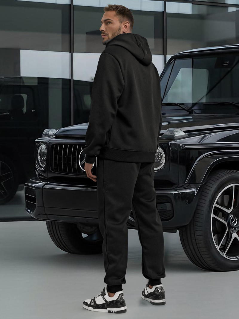 Vīriešu treniņtērps melns OZONEE O/3C582AB