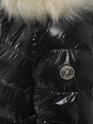 Sieviešu ziemas virsjaka melna OZONEE N/6357