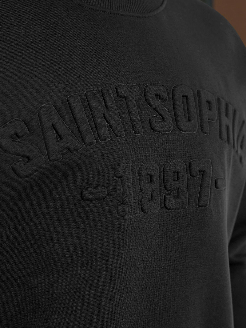 Vīriešu džemperis melns OZONEE JS/8B1953/3