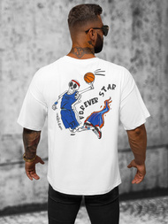 Vīriešu t-krekls balts OZONEE O/3436