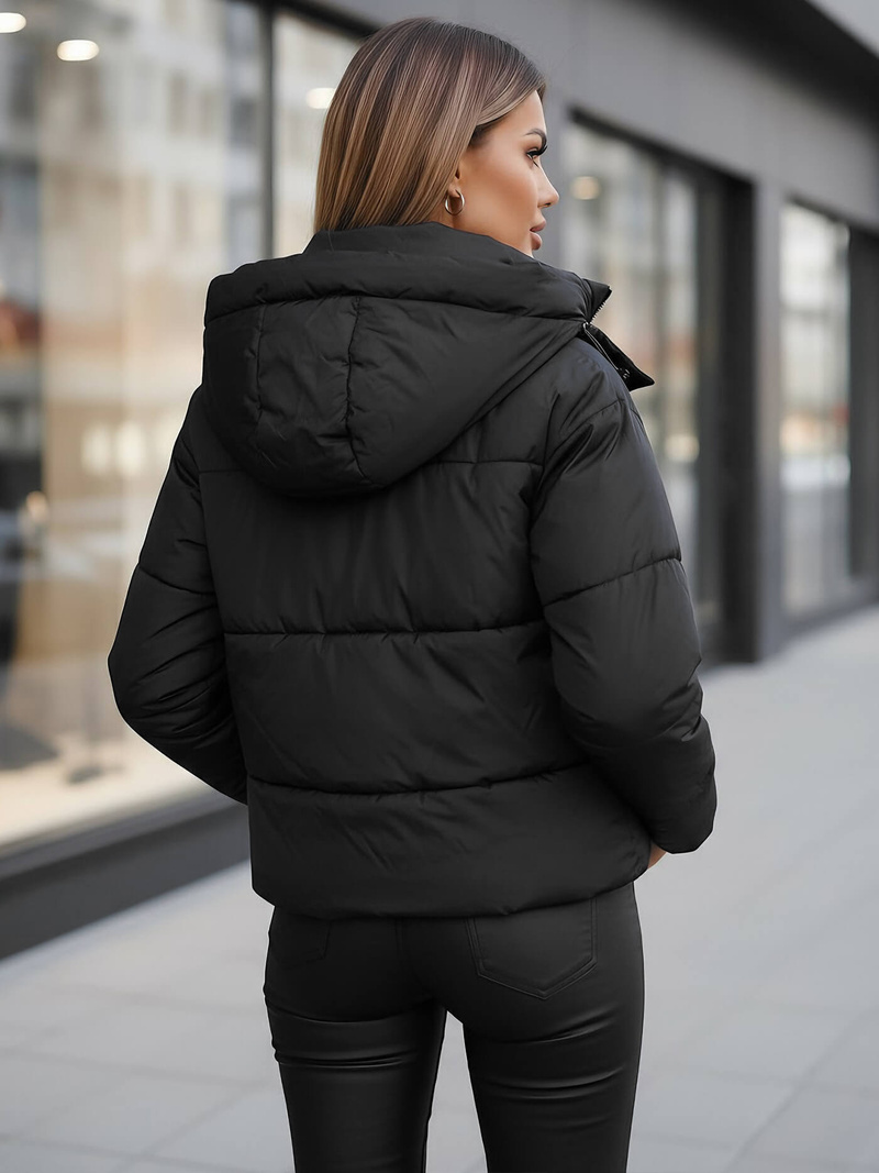 Sieviešu jaka melna OZONEE JS/16M9188/392Z