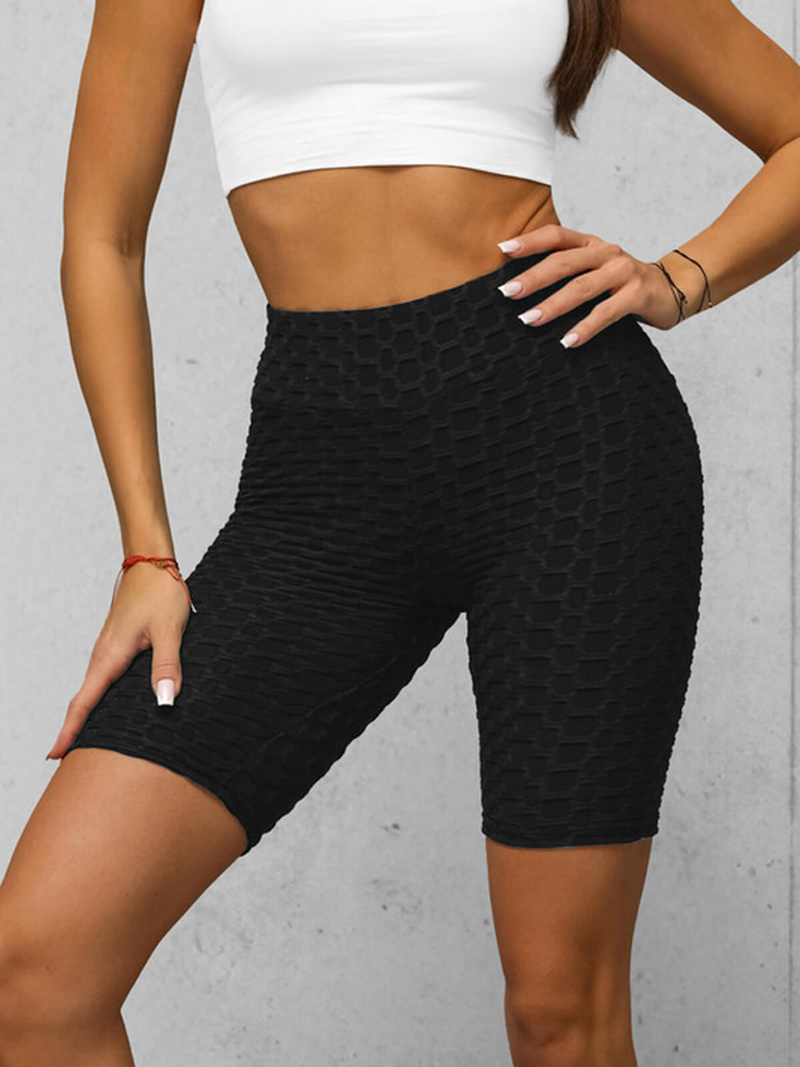 Īsi melni sieviešu legingi OZONEE JS/17K593/3