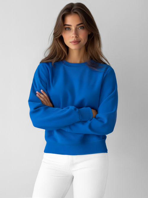 Sieviešu džemperis debesu zils OZONEE JS/W01Z