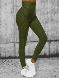 Sieviešu legingi haki OZONEE JS/YW88024/7