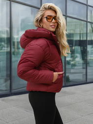 Sieviešu jaka bordosarkans OZONEE JS/16M9188/06Z