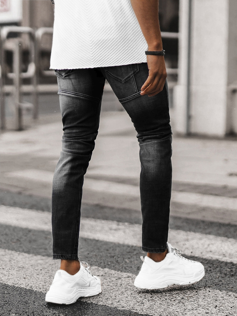 Vīriešu džinsi melni OZONEE NB/MP0047NZ