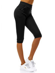 Sieviešu īsi legingi melni OZONEE JS/1027/E1