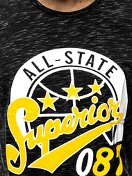 Vīriešu T-krekls melns OZONEE JS/KS2043Z