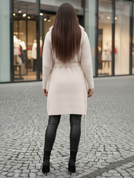 Sieviešu mētelis smilšu OZONEE JS/53M5200/155Z