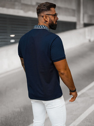 Vīriešu polo krekls tumši zila OZONEE O/DA803