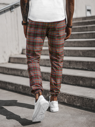 Vīriešu chino bikses krāsaini OZONEE DJ/2284/22Z