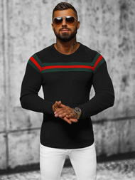 Vīriešu svīteris melns OZONEE L/2457Z