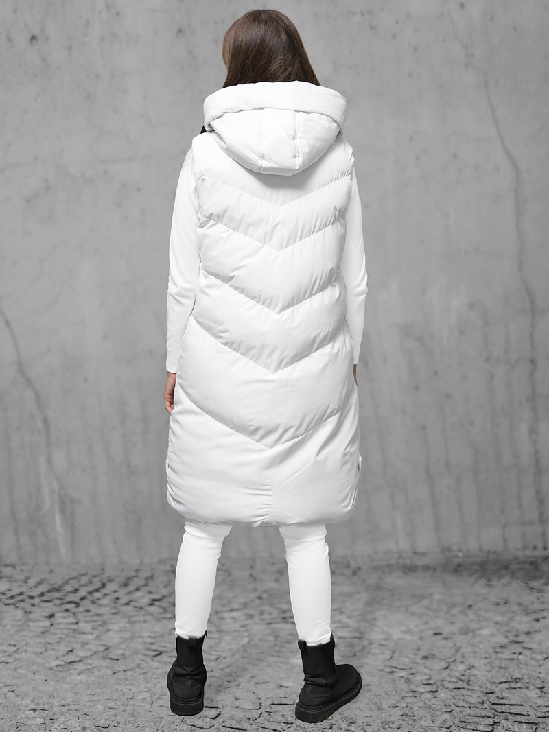 Sieviešu veste balta OZONEE JS/M788/281Z
